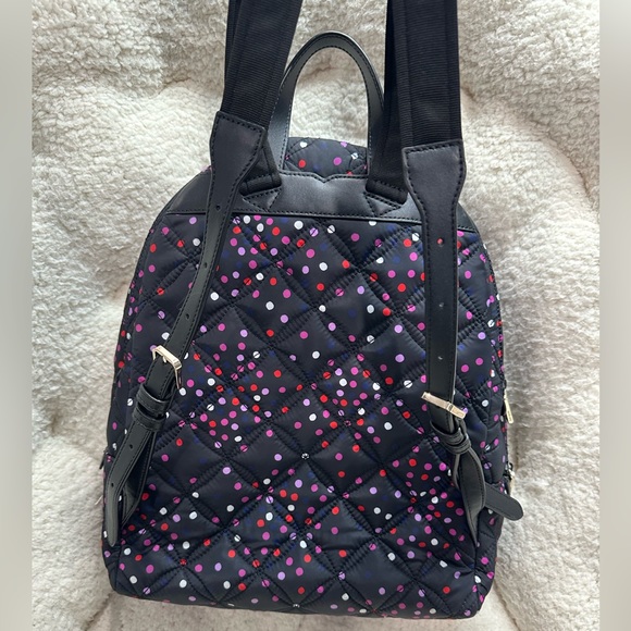 SOLD ✅Kate Spade Karissa Nylon Quilted Festive Confetti Backpack - Picture 5 of 10